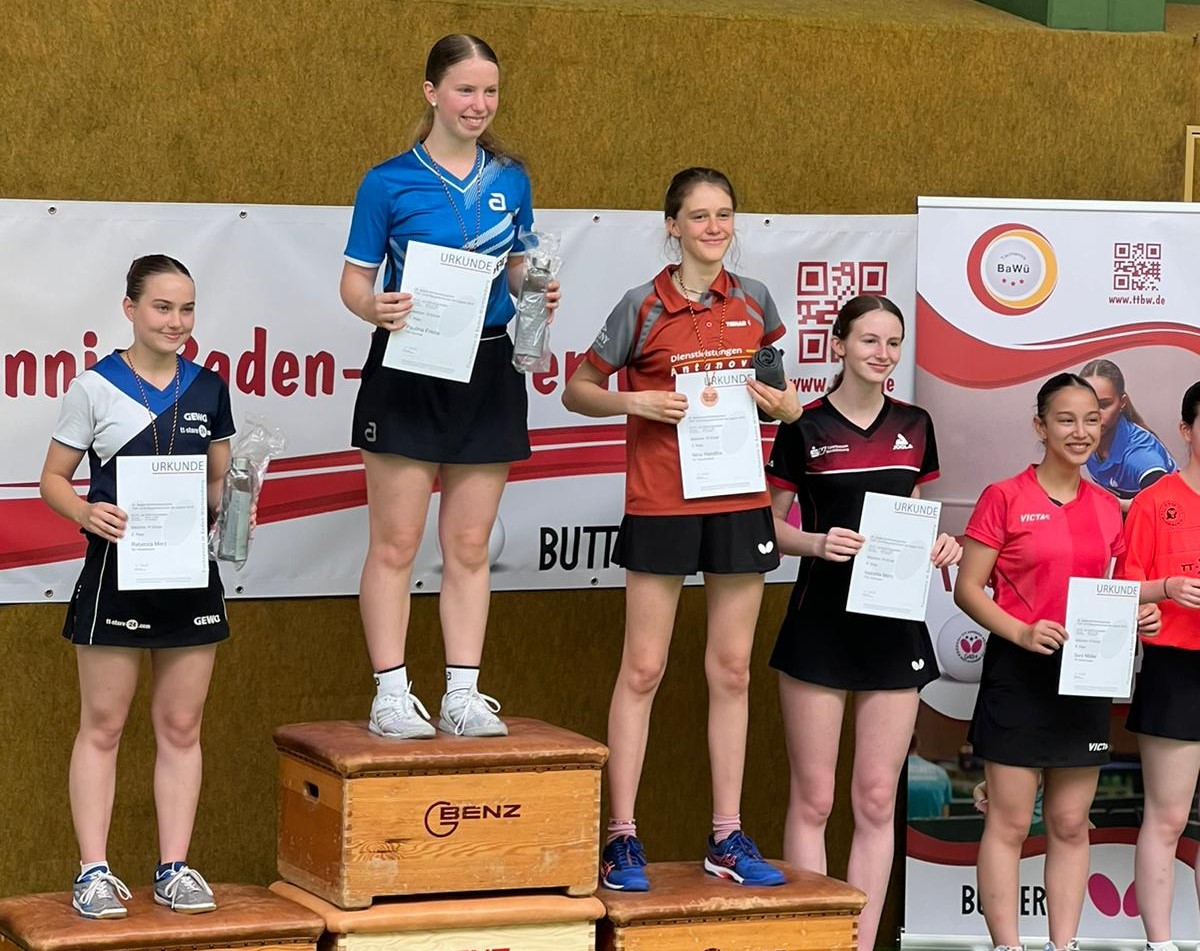 Isabella Merz triumphiert in Ba-Wüs Tischtennis-Jugend